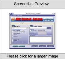 Outlook Backup Screenshot